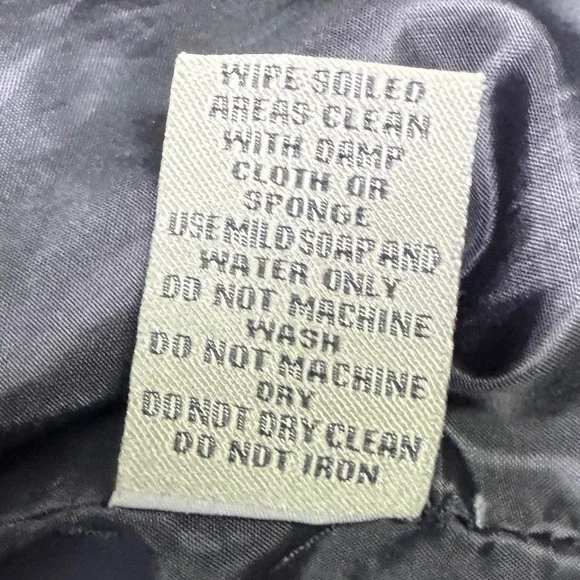 BKE Men's Faux Leather Jacket Dark Gray Size Large Slim Fit Motorcycle Biker - Picture 9 of 13